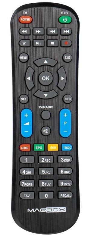 HEY KR MAGBOX ETHERNET*MAGBOX WEGA HD SLIM ORJİNAL TV KONTROLLÜ UYDU KUMANDASI (40061=1569)
