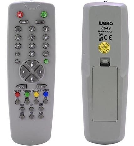 HEY KT VESTEL-SEG-REGAL 3040 MİNİ KALIP TV KUMANDA (40137=8649)