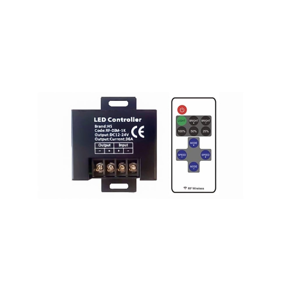 HIGHTEK 12/24V 36 AMPER RF KUMANDALI DİMMER KONTROL DEVRESİ
