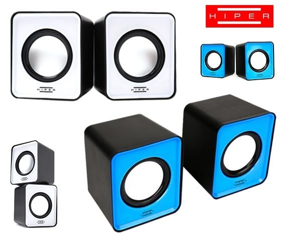 HIPER MS-10 1+1 MİNİ USB HOPARLÖR - SPEAKER (MAVİ*GÜMÜŞ)