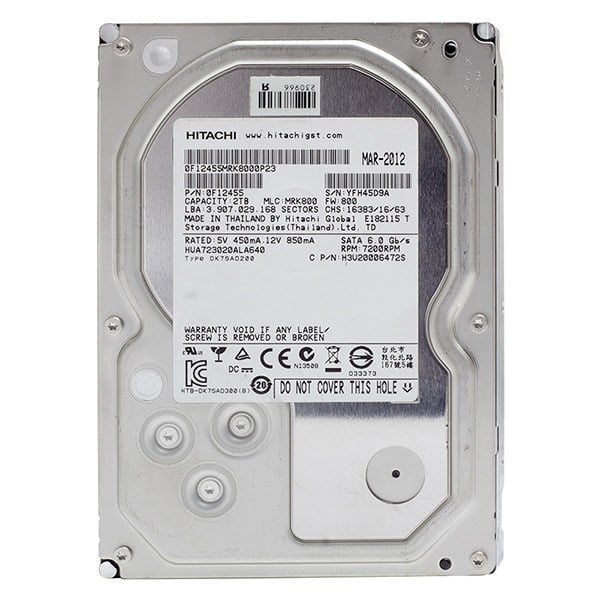 HITACHI HUA723020ALA640 2 TB 7200 64MB 3.5'' SATA3 HARDDİSK