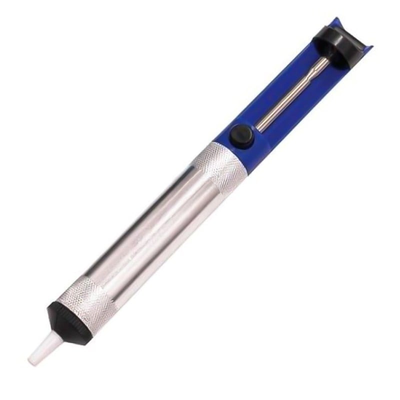 HIYE HP-13 VAKUMLU LEHİM POMPASI KALEMİ ALÜMİNYUM METAL HAZNELİ 18CM