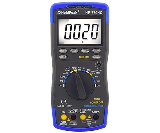 HOLDPEAK HP-770HC TRUE RMS DİJİTAL ÖLÇÜ ALETİ