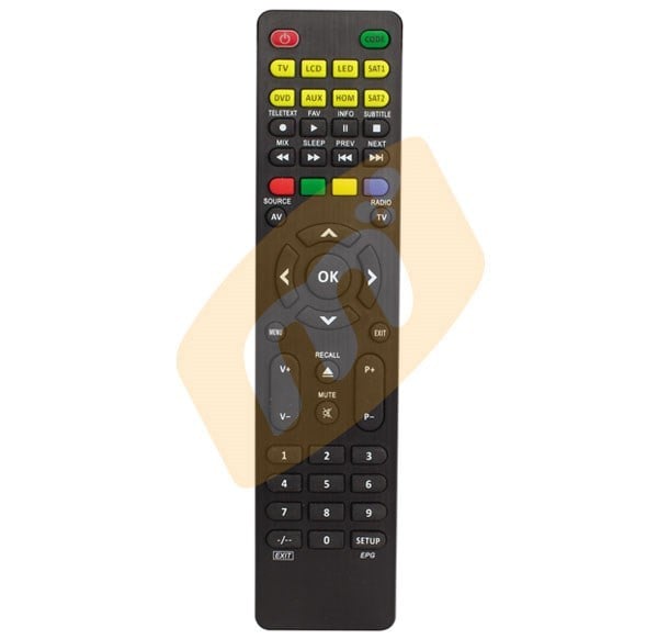 HUAYU DÜZ KALIP UNIVERSAL 8IN1 ÖĞRENEBİLEN KUMANDA (WICOM V-43)