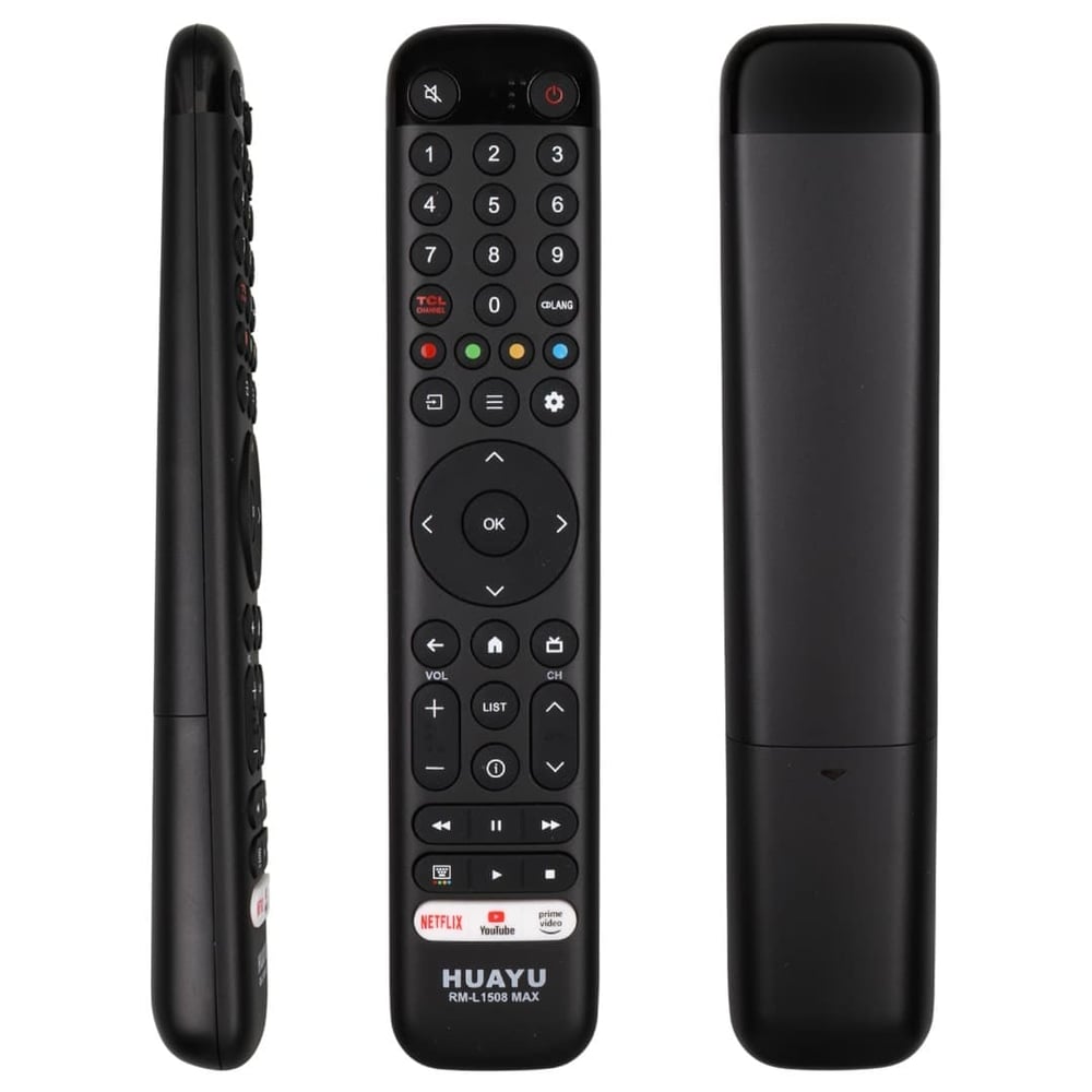HUAYU KL RM-L1508 MAX NETFLIX-YOUTUBE-PRIME VIDEO TUŞLU TCL LCD LED TV KUMANDA