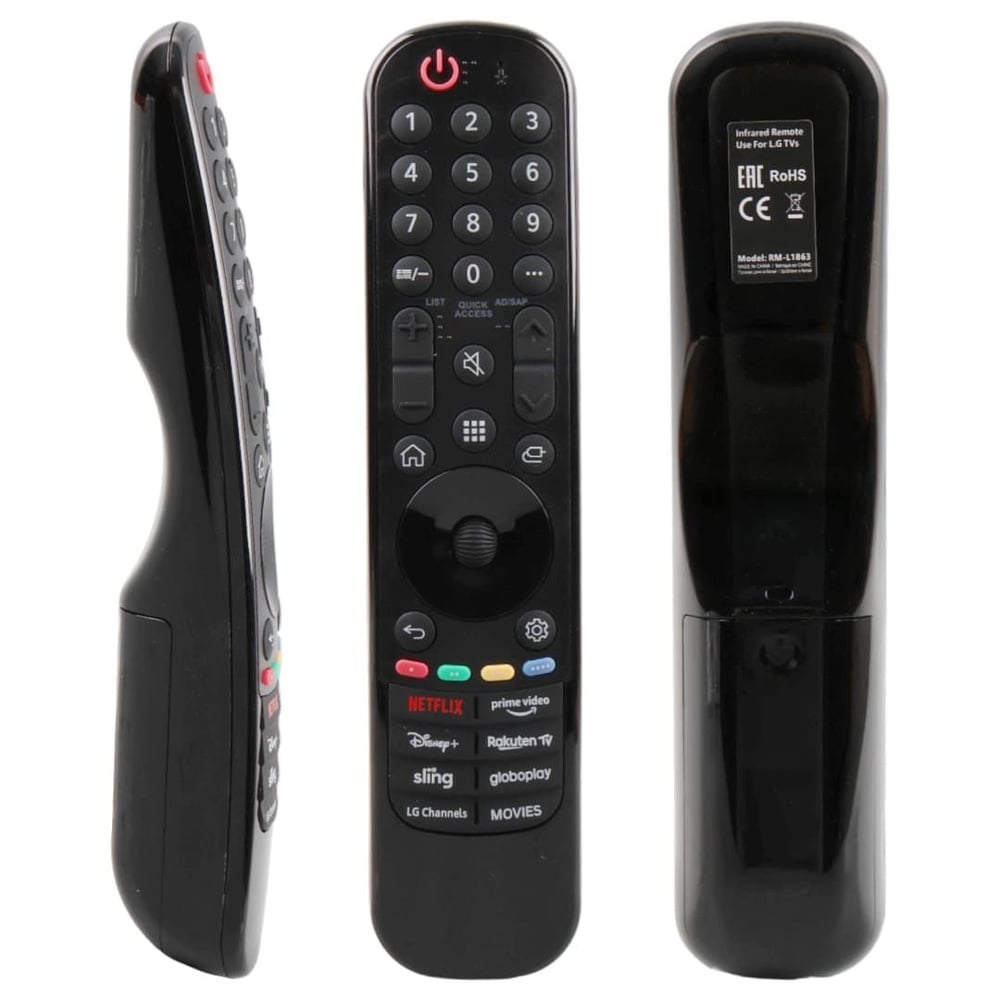 HUAYU KL RM-L1863 LG NETFLIX-PRIME VIDEO-RAKUTEN-SLING-DISNEY+ TUŞLU LCD LED TV KUMANDA