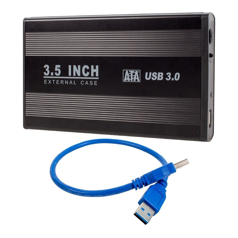 HYTECH HY-HDC33 HARİCİ HDD 3.5'' USB 3.0 SATA SİYAH HARDDISK KUTUSU