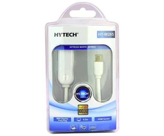 HYTECH HY-W265 MINI DISPLAY PORT TO HDMI ÇEVİRİCİ 20 CM