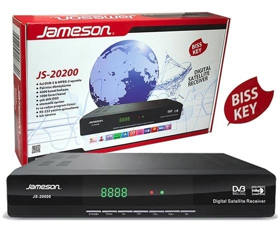 JAMESON JS-20200 FTA KASALI SD UYDU ALICISI (RF+DISPLAY)
