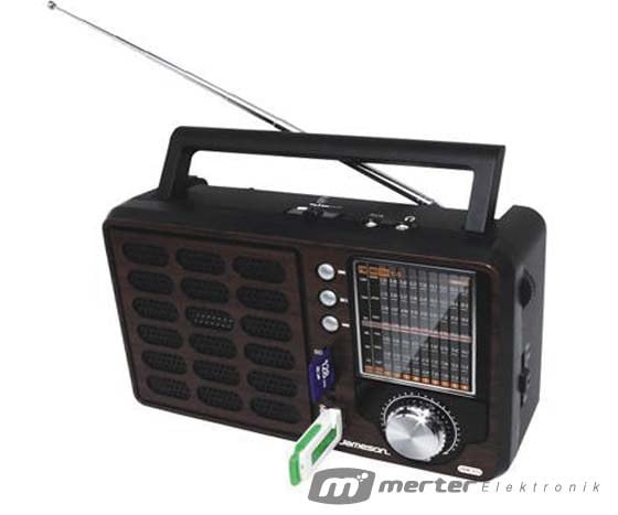 JAMESON JSM-215 MİNİ SPEAKER - HOPARLÖR DÜNYA RADYO (USB+SD+FM)