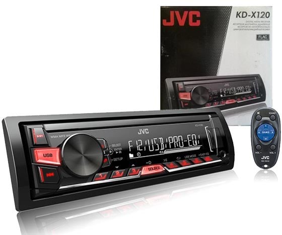 JVC KD-X120 USB/FM/AUX MEKANİKSİZ OTO TEYP