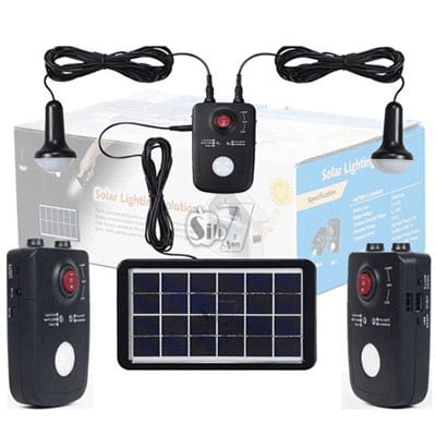 KACO SOLALIGHT 3 WATT PANELLİ 2 AMPÜLLÜ USB ÇIKIŞLI TAŞINABİLİR SOLAR AYDINLATMA SETİ