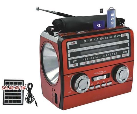 KAMAL KM-1359 USB/SD/FM DESTEKLİ SOLARLI MP3 ÇALAR RADYO