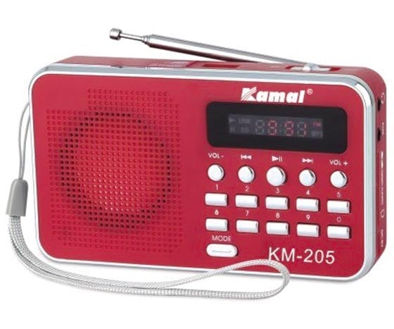 KAMAL KM-205 USB/SD/FM DESTEKLİ MP3 ÇALAR RADYO