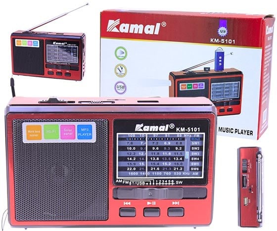 KAMAL KM-5101 USB/SD/FM/BT FENERLİ MP3 ÇALAR RADYO
