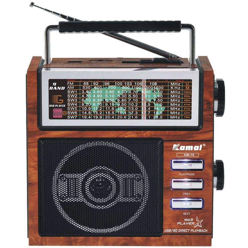 KAMAL KM-70 USB/SD/FM DESTEKLİ MİKROFONLU MP3 ÇALAR RADYO