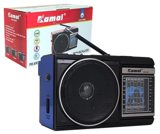 KAMAL KM-9009 USB/SD/FM DESTEKLİ FENERLİ MP3 ÇALAR RADYO