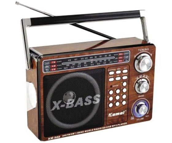 KAMAL KM-980 USB/SD/FM DESTEKLİ MP3 ÇALAR RADYO