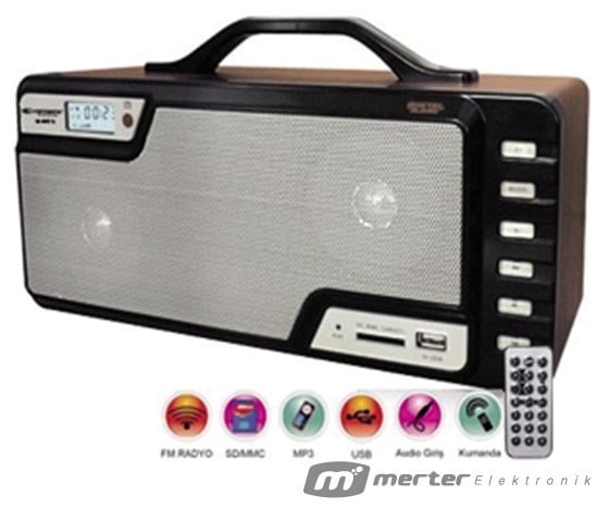 KAMOSONIC KS-MR117 MÜZİK KUTUSU (USB+SD+FM)