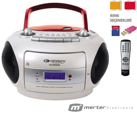 KAMOSONIC KS-MS9226 PORT CD RADYO TEYP