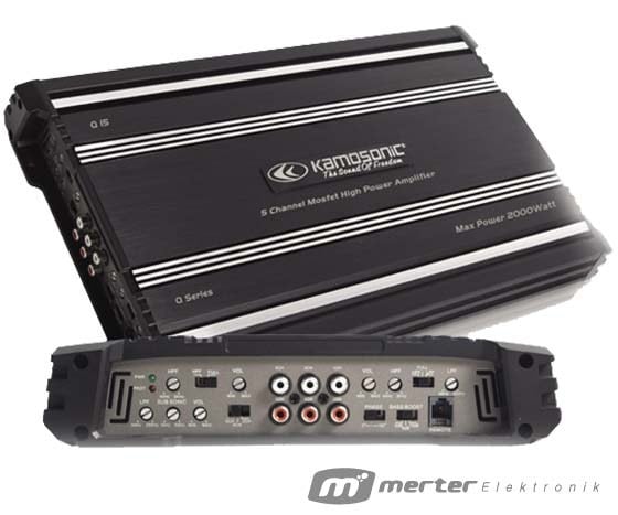KAMOSONIC KS-Q15 5 KANAL 2000 WATT OTO ANFİ