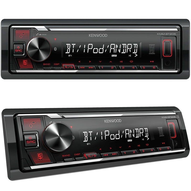 KENWOOD KMM-205BT USB/FM/AUX/BLUETOOTH MEKANİKSİZ KUMANDALI OTO TEYP 4X50 WATT