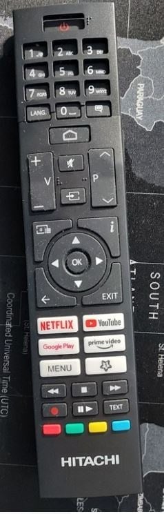 KL HITACHI NETFLIX-YOUTUBE-GOOGLE PLAY-PRIME VIDEO TUŞLU LCD LED TV KUMANDA