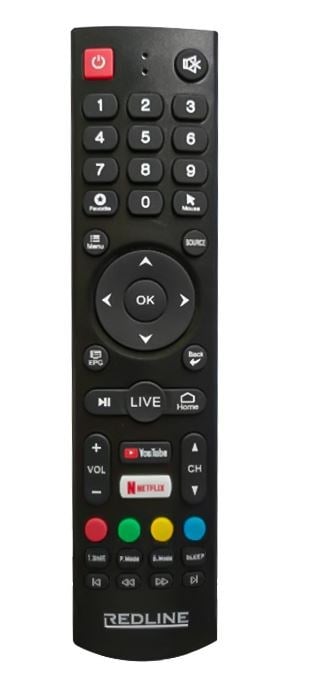 KL REDLINE NETFLIX - YOUTUBE TUŞLU ANDROID TV KUMANDASI  (24569=10599)