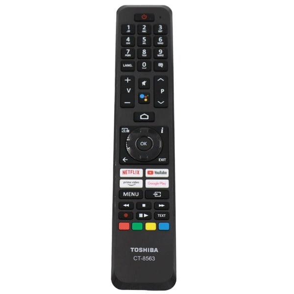 KL TOSHIBA CT-8563 NETFLIX-YOUTUBE-PRIME VIDEO-GOOGLE PLAY TUŞLU SES KOMUTLU LCD LED TV KUMANDA