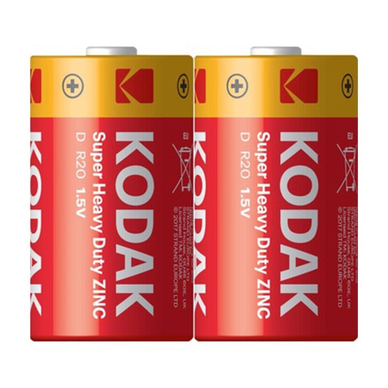 KODAK SUPER HEAVY DUTY D BOY (R20) PİL (2'Lİ PAKET)