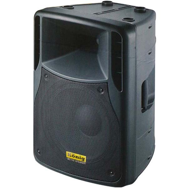 KÖNİG K-1510A 25 CM 450 WATT USB/SD GİRİŞLİ AKTİF PLASTİK KABİN