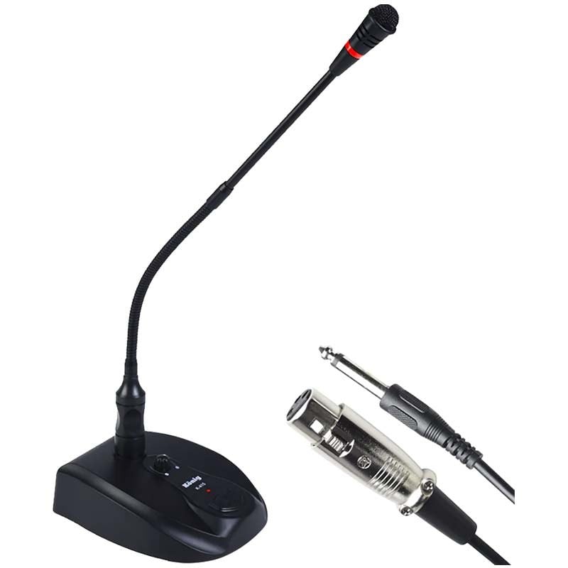 KÖNİG K-410 ECHO+VOLUME KONTROLLÜ USB POWER GİRİŞ KÜRSÜ MİKROFONU