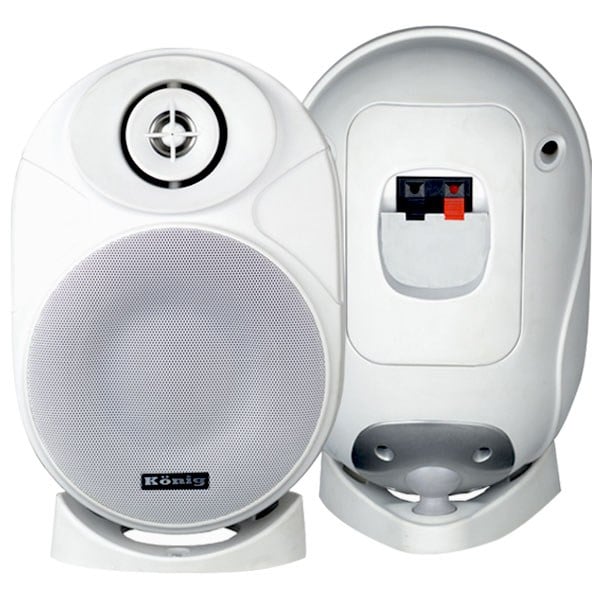 KÖNİG SMD-6 50 WATT 8 OHM 2'Lİ BEYAZ SÜTUN HOPARLÖR