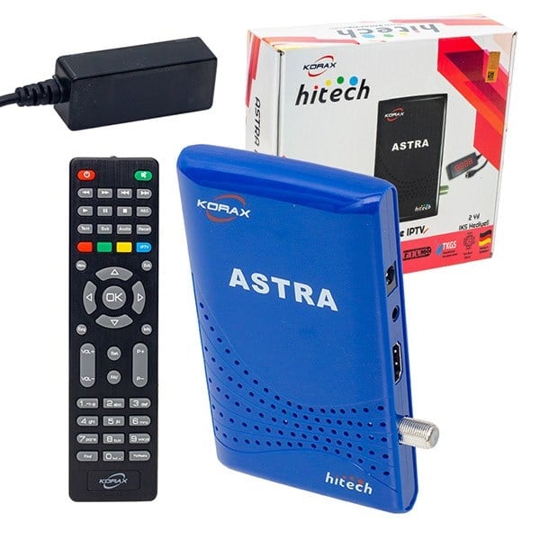 KORAX HİTECH ASTRA TKGS'Lİ YOUTUBE'Lİ WIFI FULL HD IP TV UYDU ALICISI (2 YIL IKS HEDİYE)