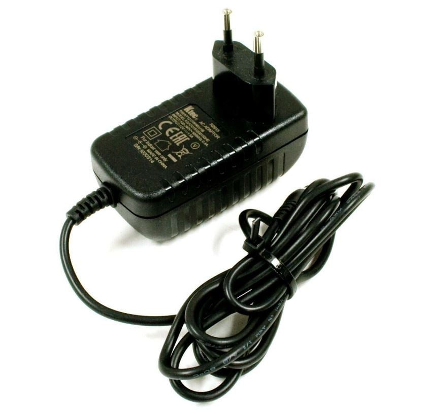 KTEC 12 VOLT - 1.5 AMPER - 18 WATT 5.5*3.0 İĞNELİ UÇ PLASTİK KASA PRİZ TİPİ ADAPTÖR