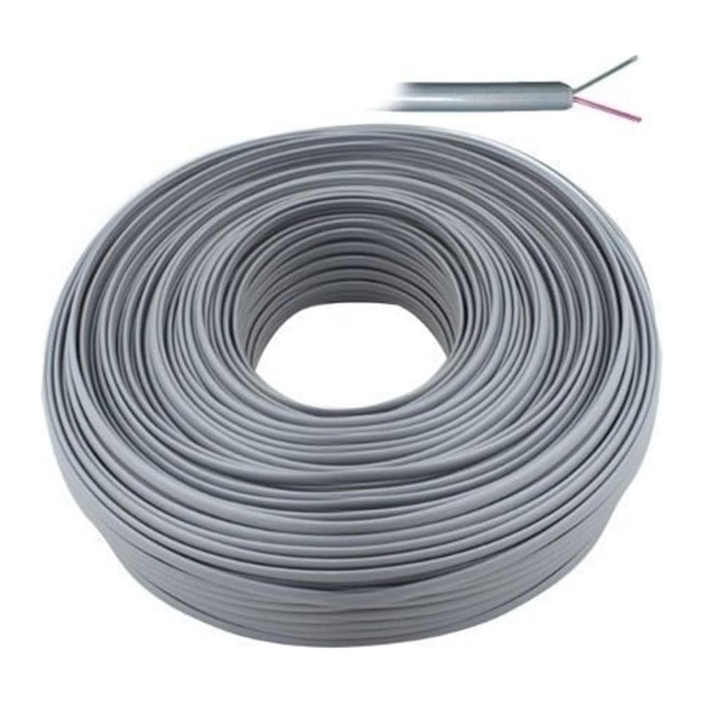 LAN LN-TEL44 GRİ 2'Lİ FLAT 100 METRE TELEFON KABLOSU