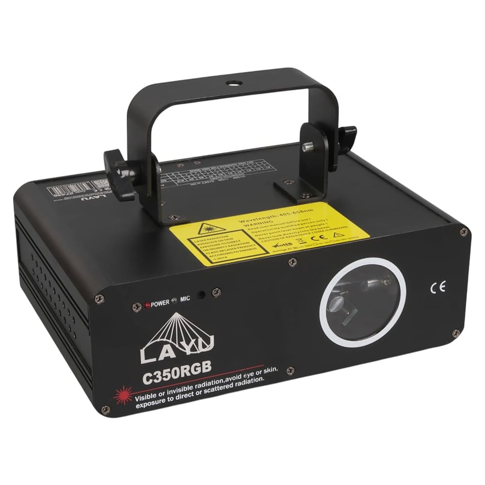 LAYU C350RGB 3 RENK BEAM LAZER (KIRMIZI-YEŞİL-MAVİ) DMX-AUTO-SOUND-MASTER/SLAVER