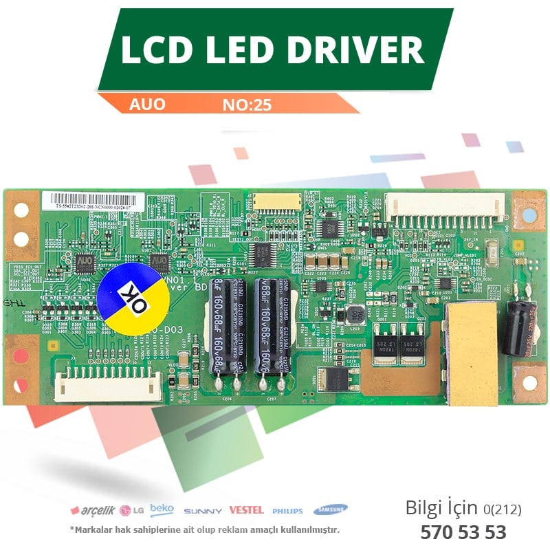 LCD LED DRIVER AUO (32T20-D03) (T320HVN1.1,T420HVN01.1.0) (NO:25)