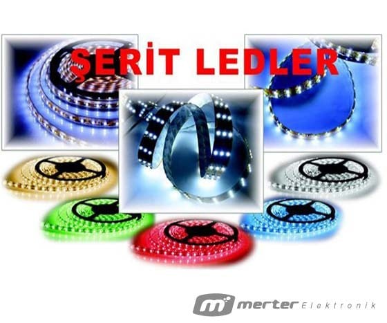 LED ŞERİT TEK ÇİPLİ SİLİKONLU RGB 5 METRE (3528)