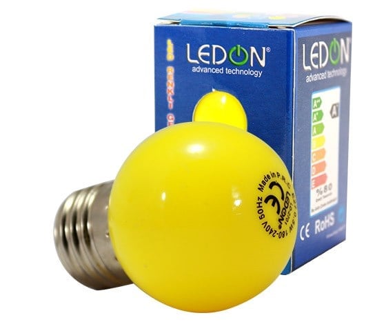 LEDON LD-2701 0.5 WATT - E27 LEDLİ RENKLİ GECE LAMBASI AMPÜLÜ