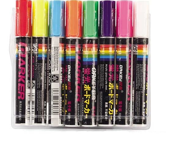 LEDON LD-8002 LED YAZI TAHTASI KALEMİ (8'Lİ PAKET)