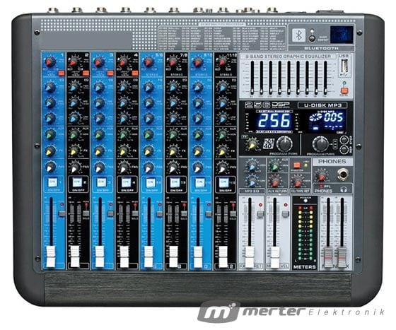 LENTUS LNT-12 USB 12 KANAL DECK MIXER