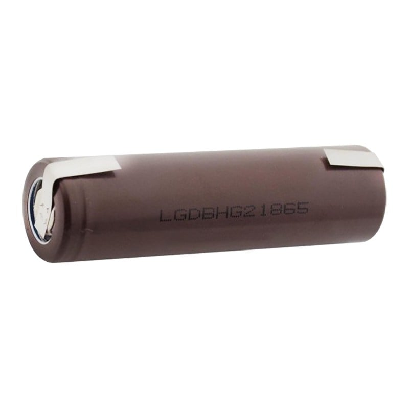 LG HG2 18650 3.7 VOLT 3000 MAH LİTYUM LI-ION PUNTALI PİL (BAŞLIKSIZ PUNTALI)(KAHVERENGİ)