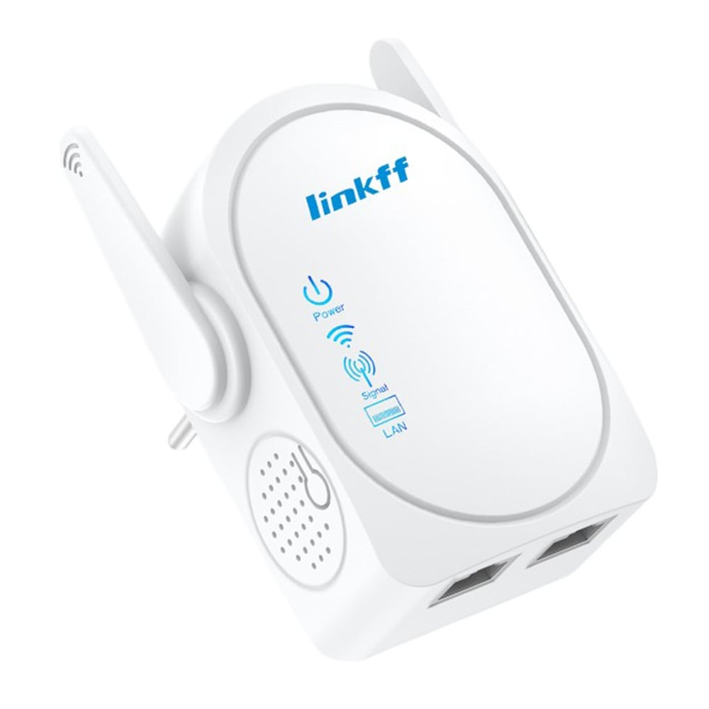 LINKFF FF-AP3B 300 MBPS 2.4 GHZ 2 PORT MENZİL GENİŞLETİCİ WİFİ ROUTER PRİZ TİPİ 2 ANTENLİ