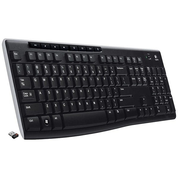 LOGİTECH K270 KABLOSUZ USB Q TR MULTİMEDYA SİYAH KLAVYE