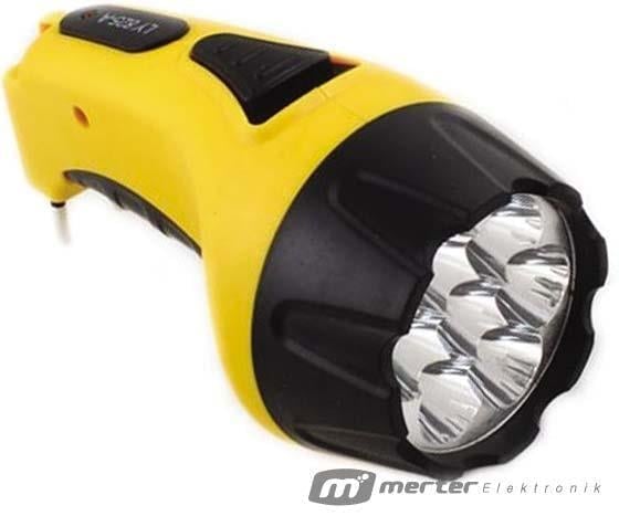 Ledon Ld-8015 7 Ledli Şarjlı Çok Fonksiyonlu Işıldak El Feneri