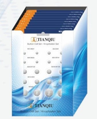 MAG BATTERIES LR621/LR41/LR626/LR754/LR1120/LR1130/LR43/LR44/CR1620/CR2016/CR2025/CR2032 KARIŞIK PİL (25 KARTLI KUTU)