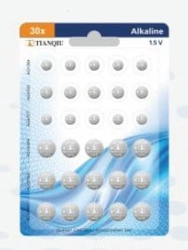 MAG BATTERIES LR621X5 - LR41X5 - LR626X5 - LR1130X5 - LR43X5 - LR44X5 KARIŞIK PİL SETİ (30'LU KARIŞIK PAKET FİYATI)