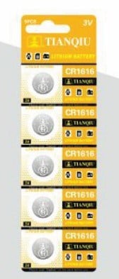 MAG BATTERIES MG-38363 CR1616 3 VOLT LİTYUM PİL (5'Lİ PAKET FİYAT)