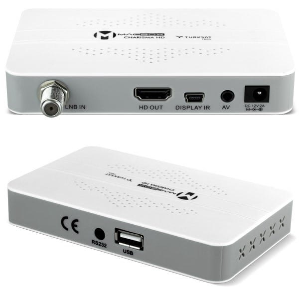MAGBOX CHARISMA TKGS'Lİ FULL HD MİNİ UYDU ALICISI (9616 WİFİ KOD)(56 FREE KANAL)